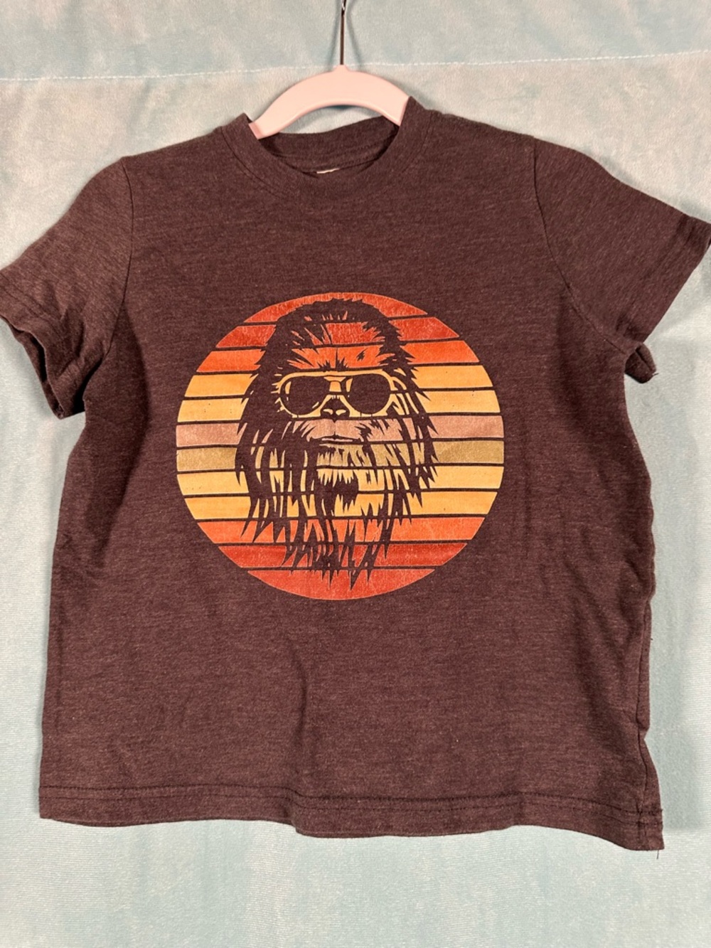 Graphic Tee with Retro Chewbacca